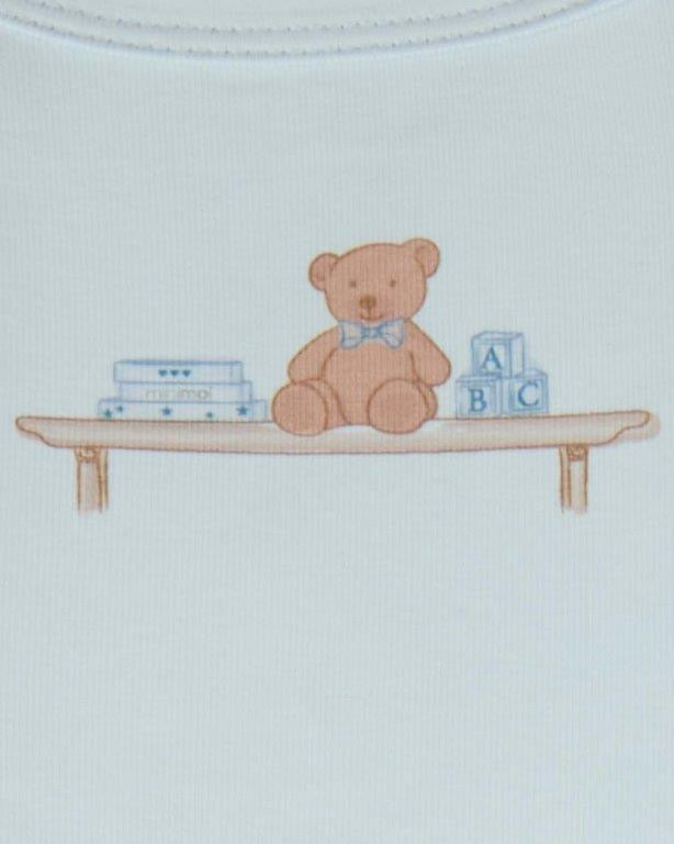 Bear On A Shelf 2 Pc - Blue