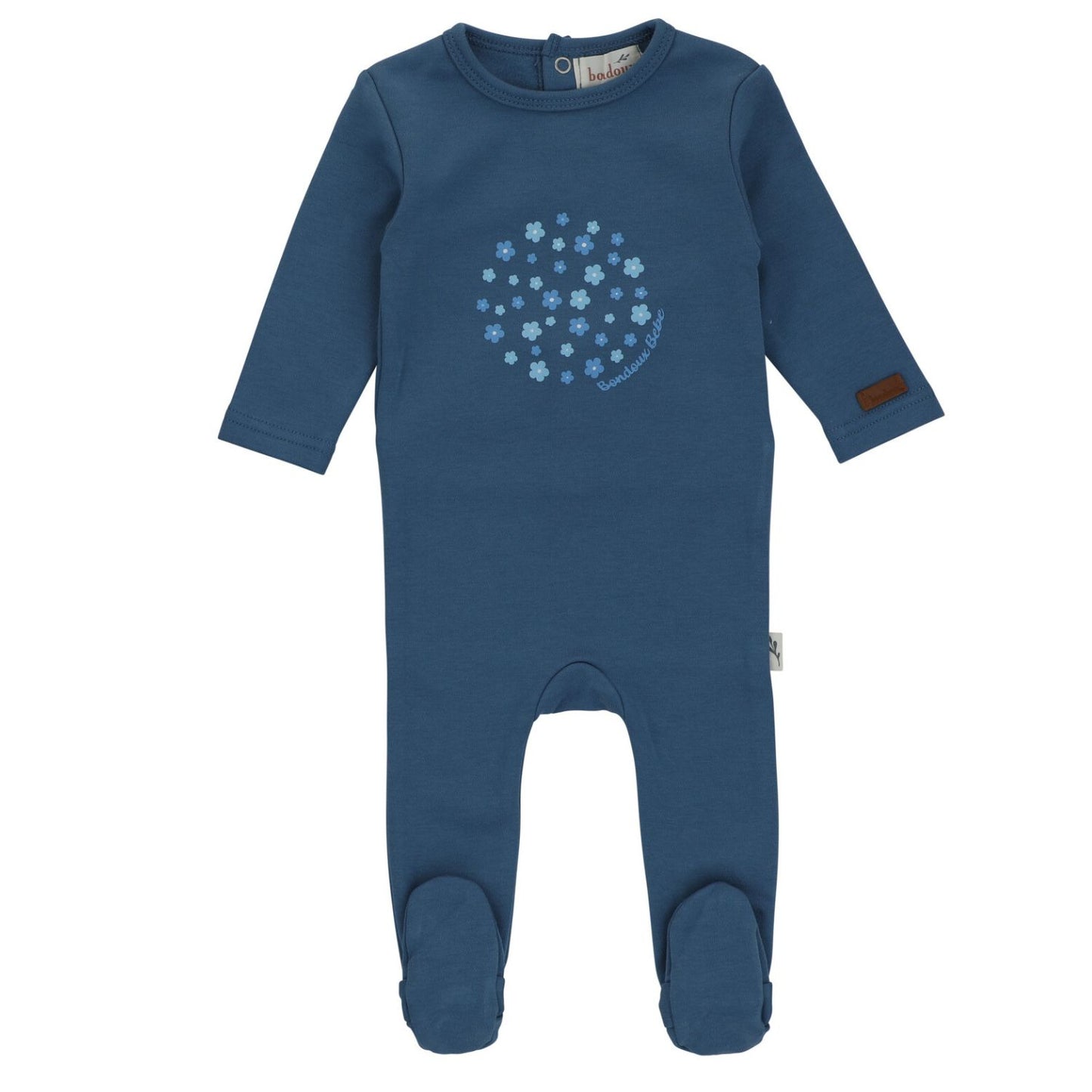 Floral Circle Footie