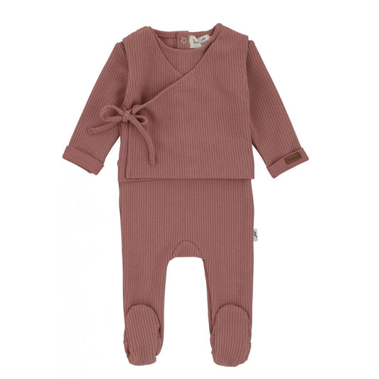 Kimono Knit Footie
