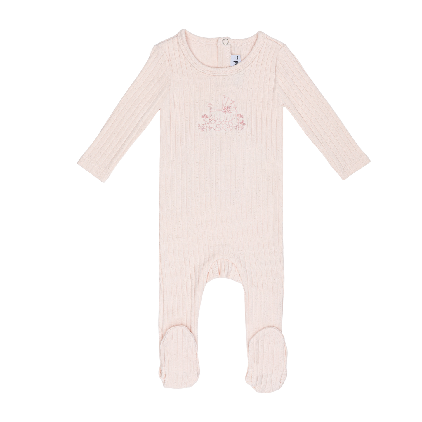 Embroidered Carriage Footie