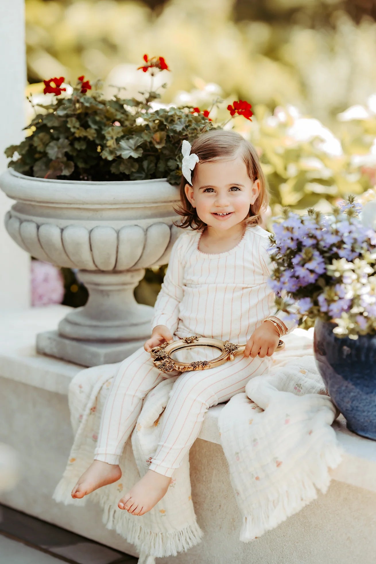 Rose Scallop Pajama