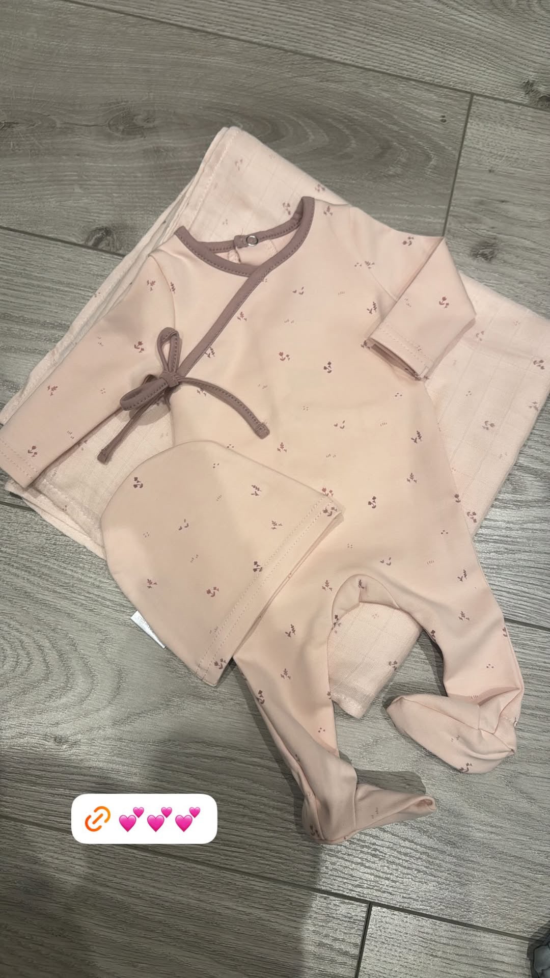 Printed Floral Footie