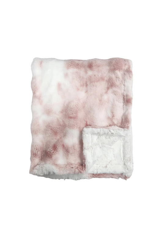 Sorbet Powder mauve Minky Blanket