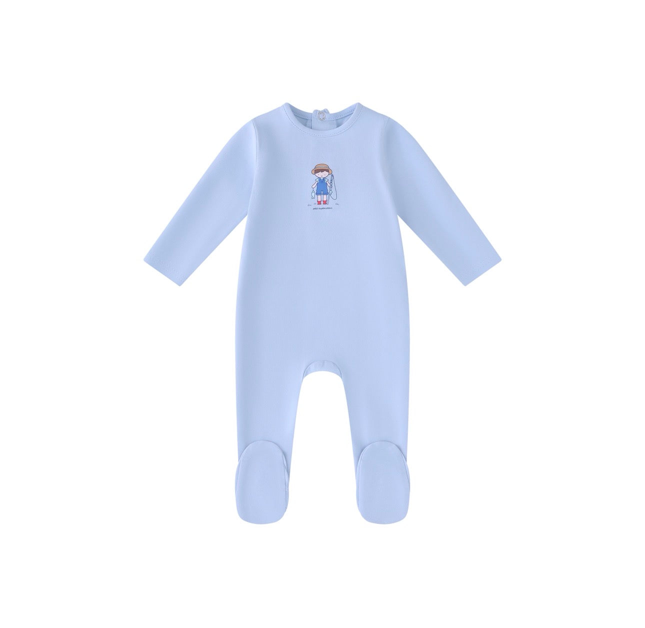 Light Blue Fisherman Footie