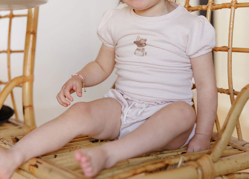 Stripe Teddy 2 Pc Set