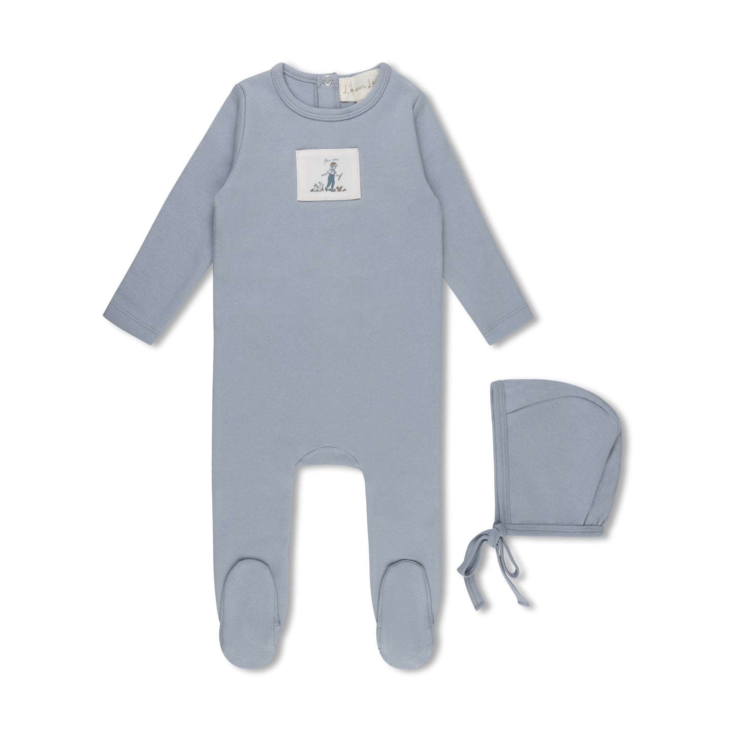 Sweet Patch Footie - Blue
