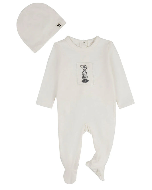 The Little Girl And Her Sun Bonnet Footie