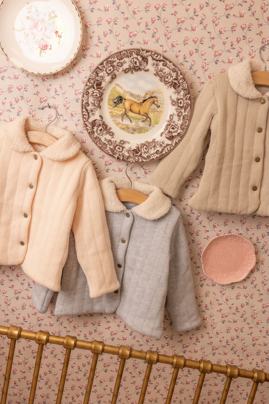 Sherpa Collar Knit Jacket - Neutral