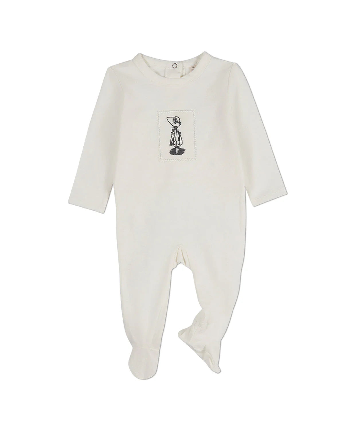 The Little Girl And Her Sun Bonnet Footie