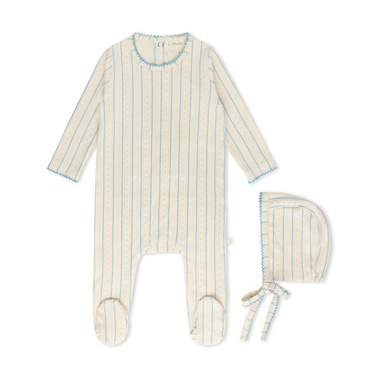 Blue Scallop Footie