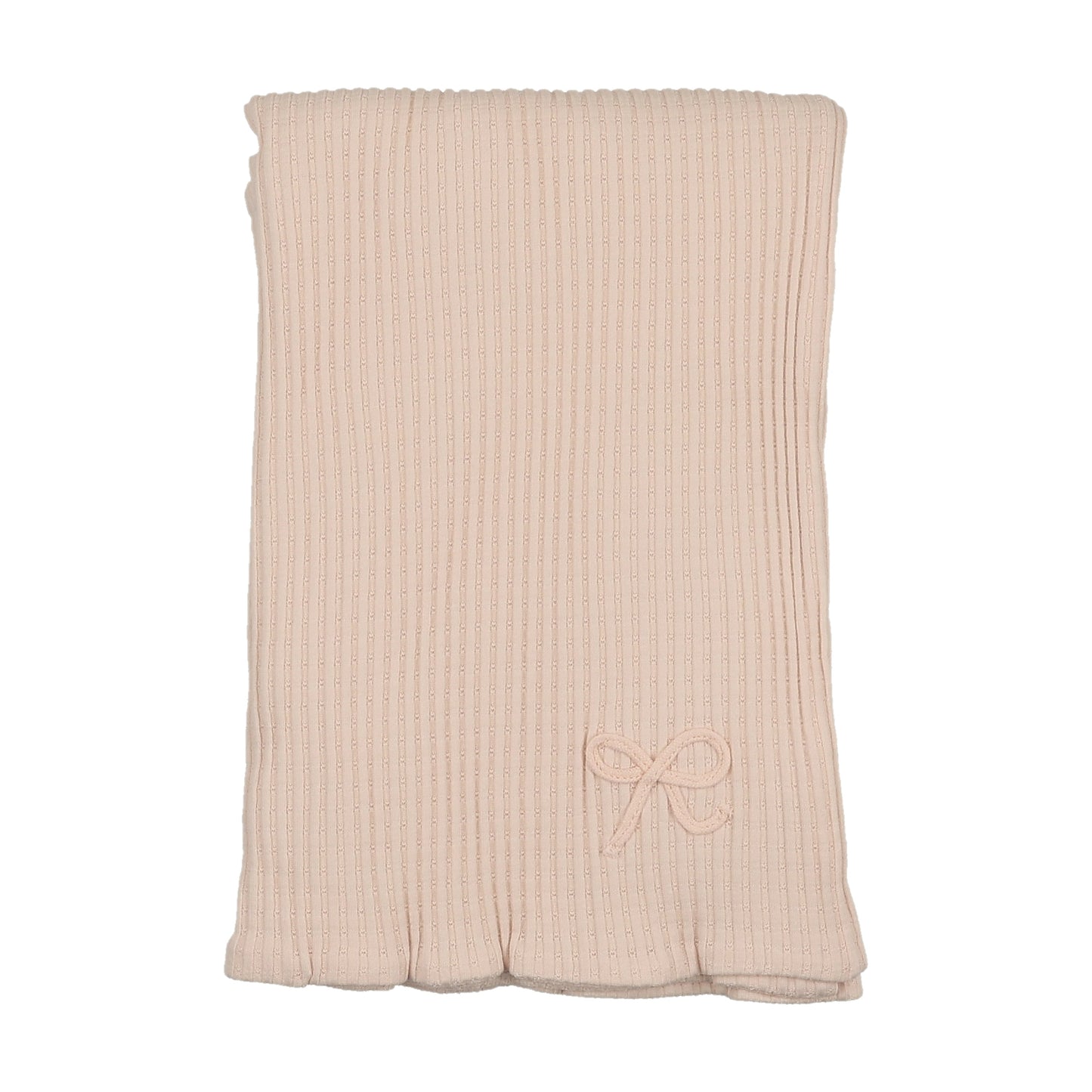 Dainty Rope Pointelle-Champagne Pink Blanket