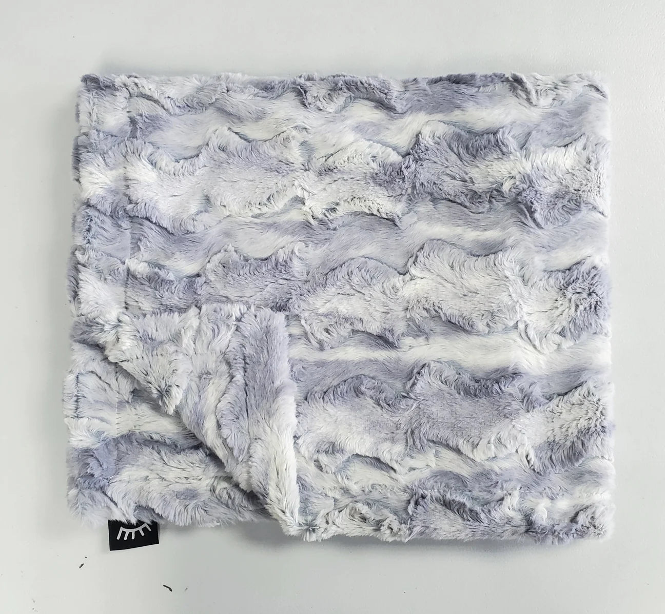 Wild Rabbit Silver Minky Blanket