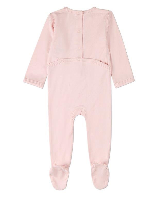 Bear On A Shelf Footie - Barely Pink