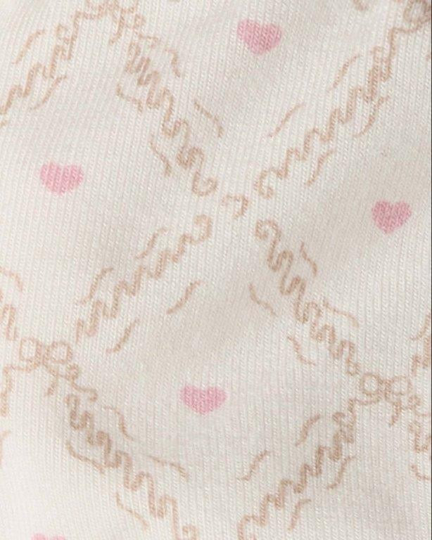 Harlequin Heart All Over Print Footie