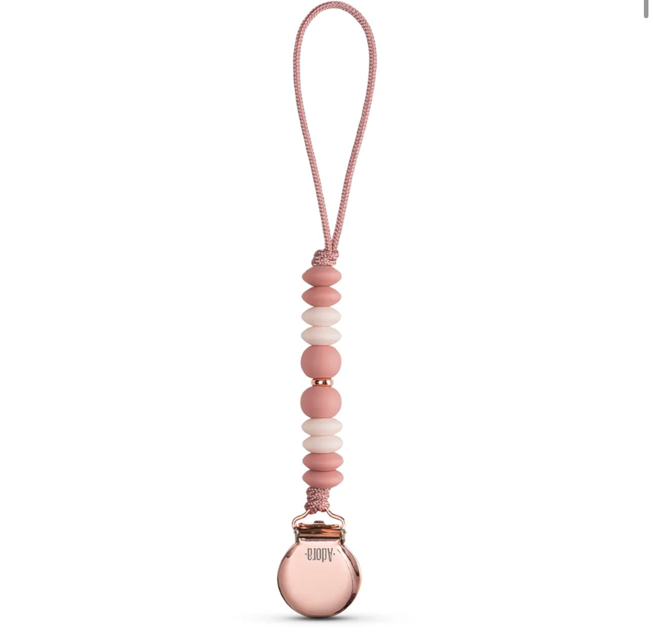 Pacifier Clip - Rosewood Ombre