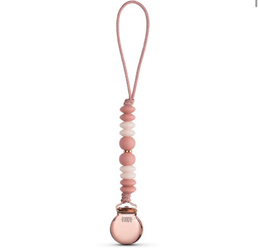 Pacifier Clip - Rosewood Ombre