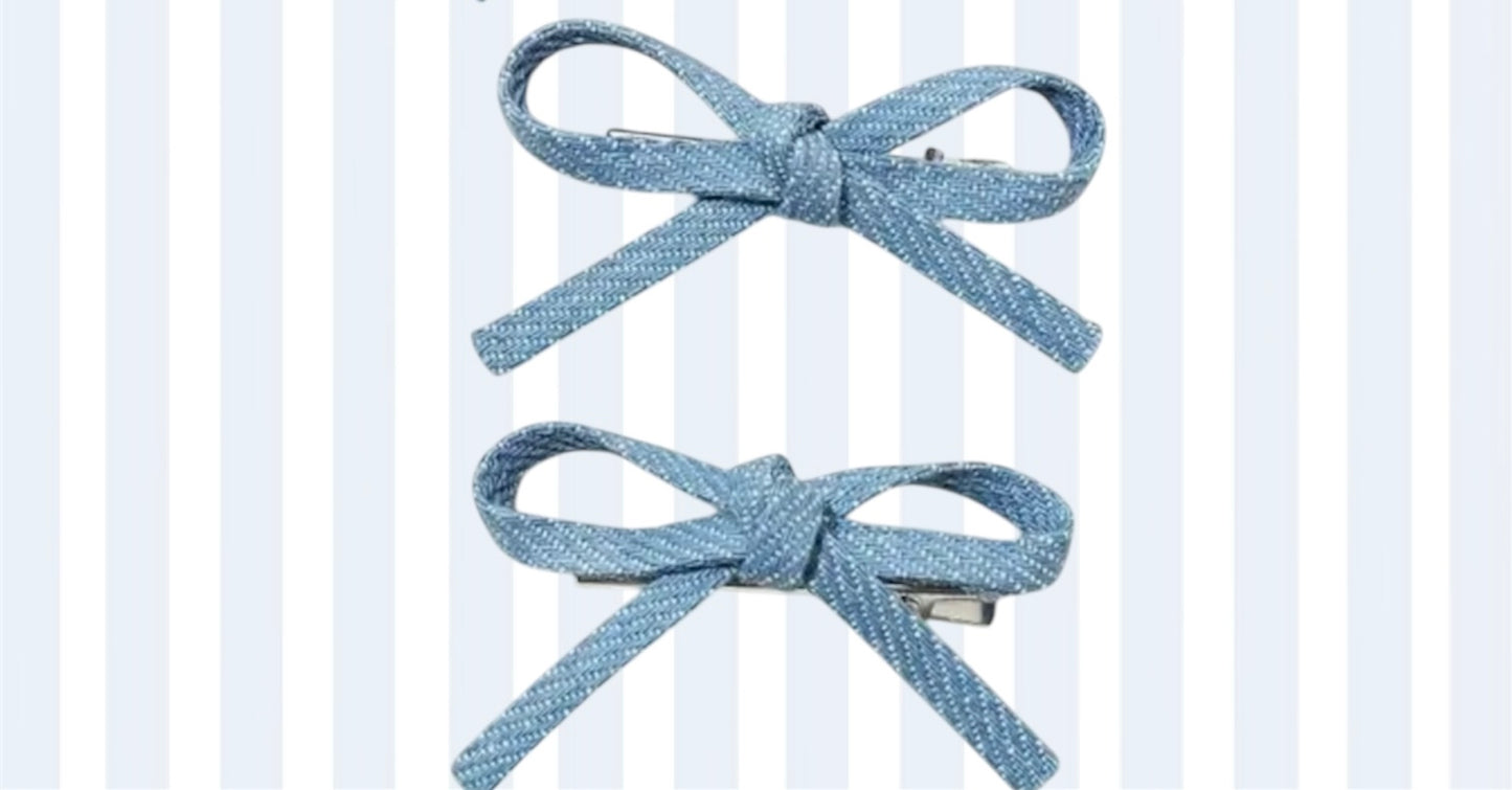 Denim Bows