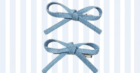 Denim Bows
