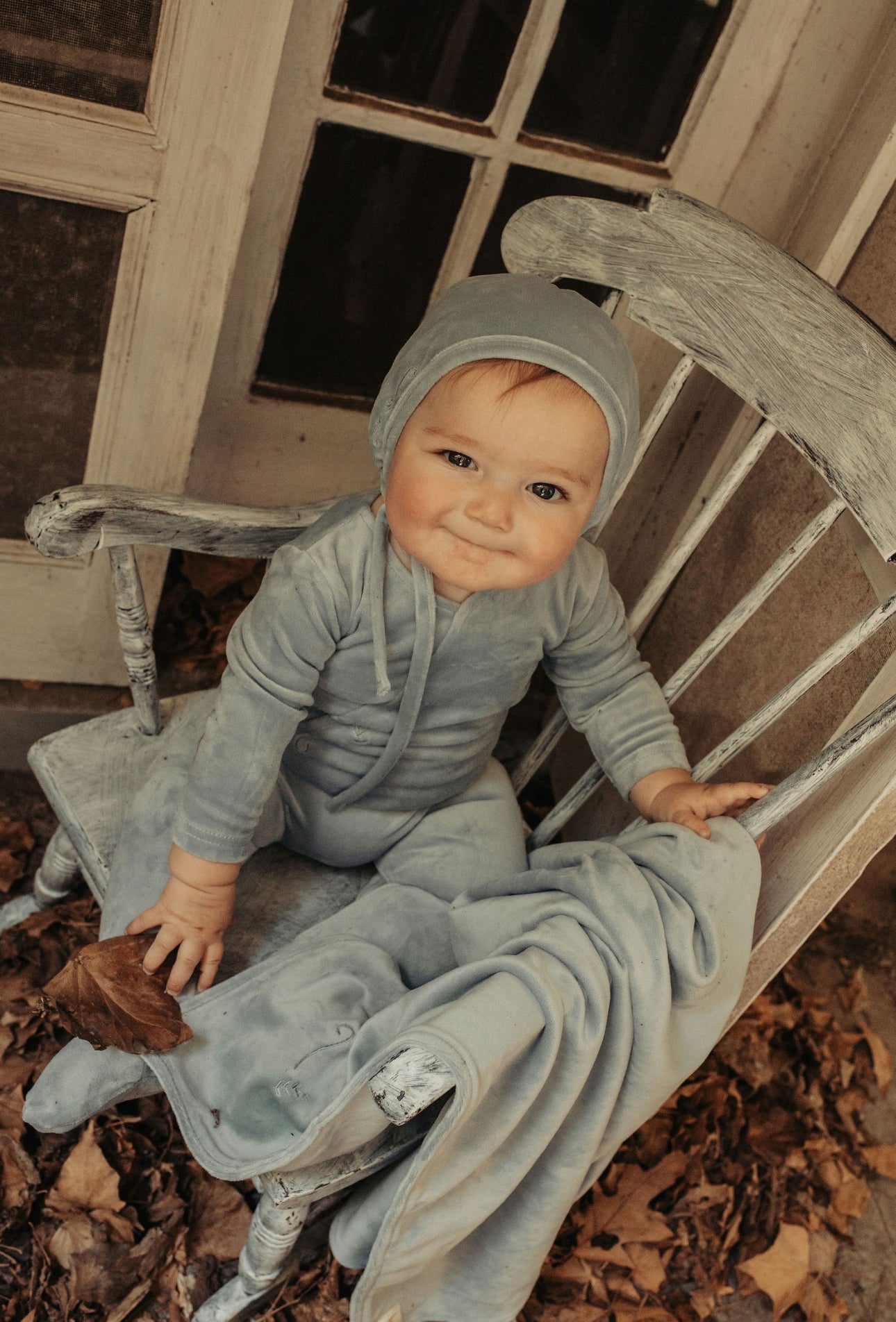Wrap Velour Footie