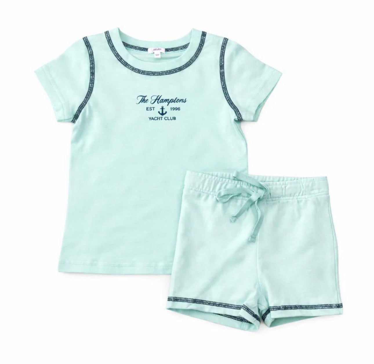 Yacht Club Shorts Set - Mint