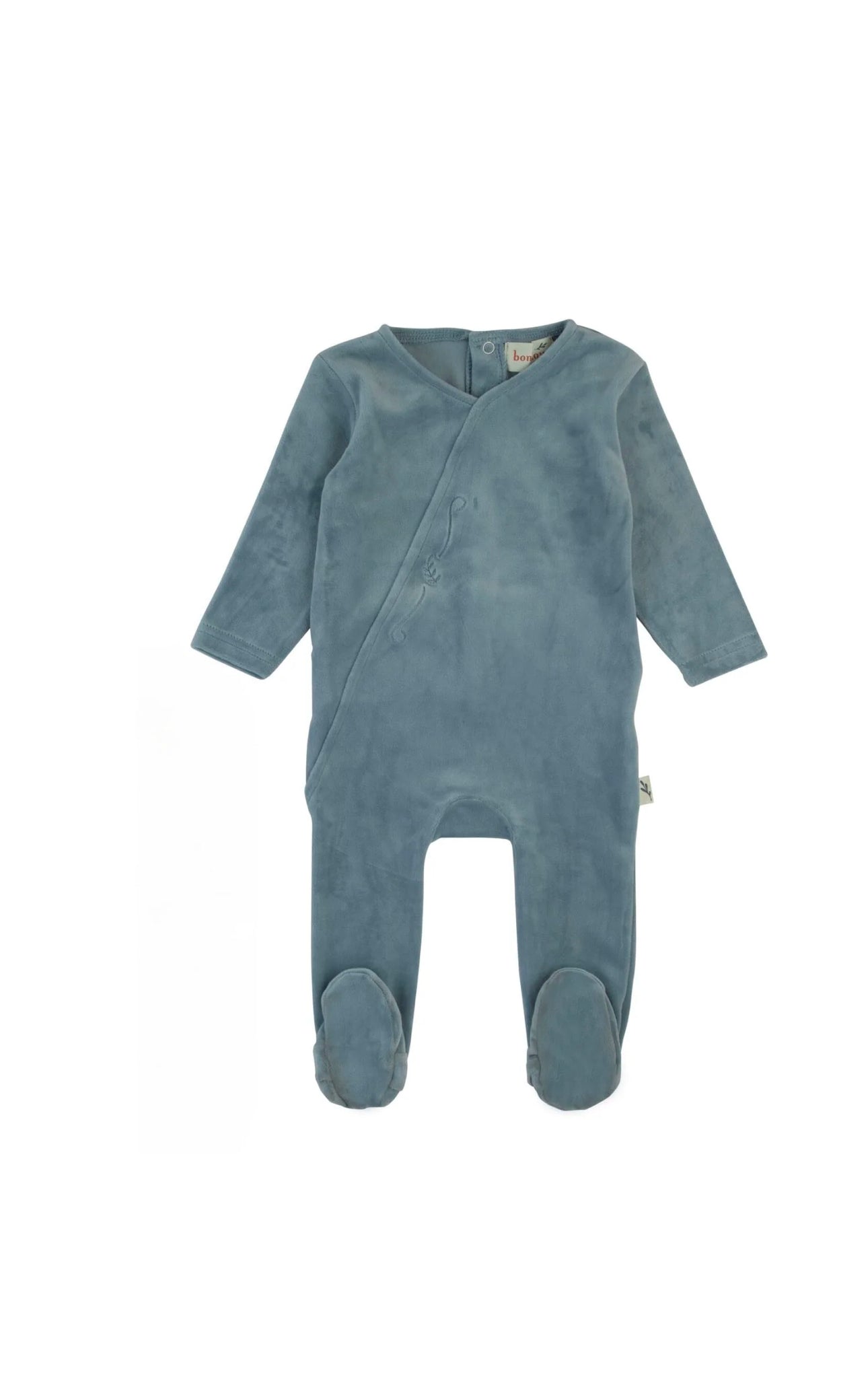 Wrap Velour Footie