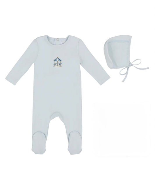 Mini Merry Blue Footie