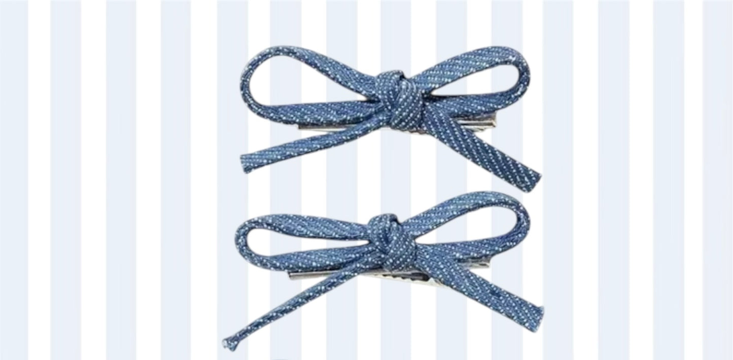 Denim Bows