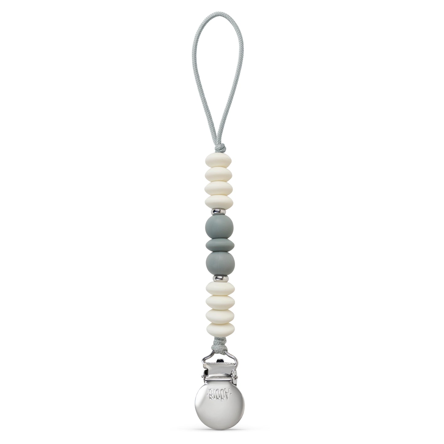 Pacifier Clip - Graphite Trio