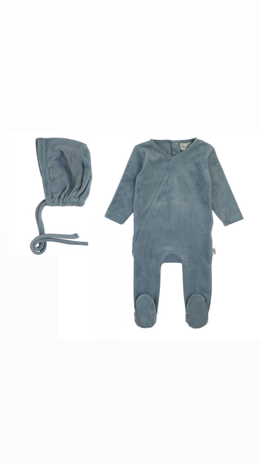 Wrap Velour Footie
