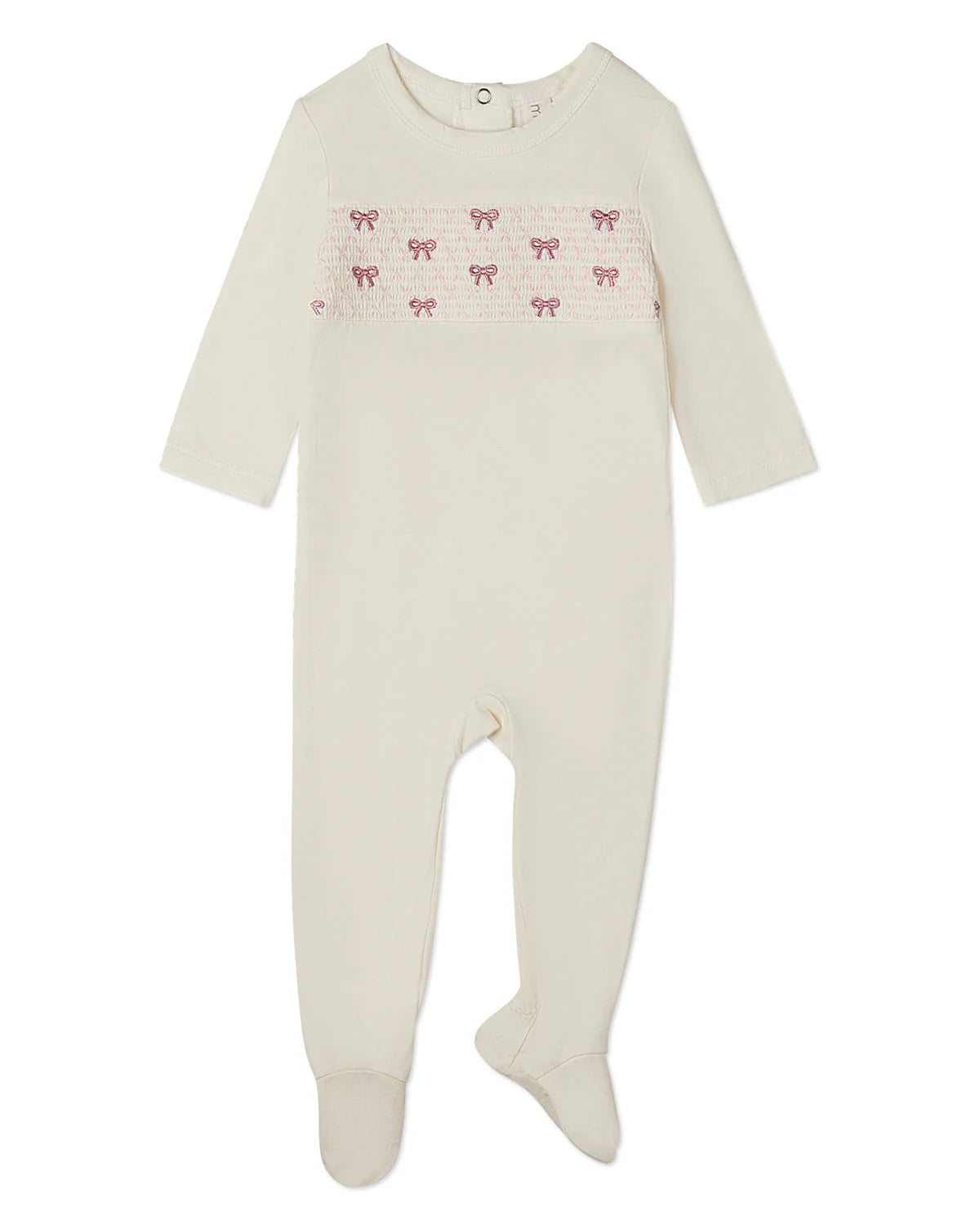 Bow Smocked Footie