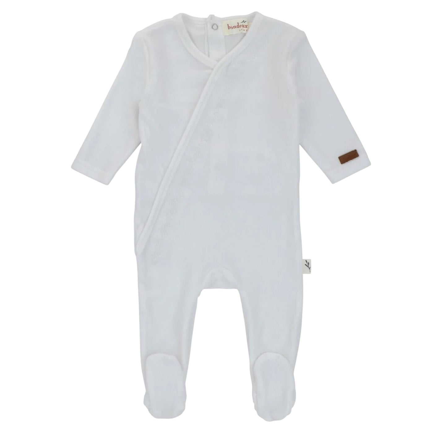 Wrap Velour Footie