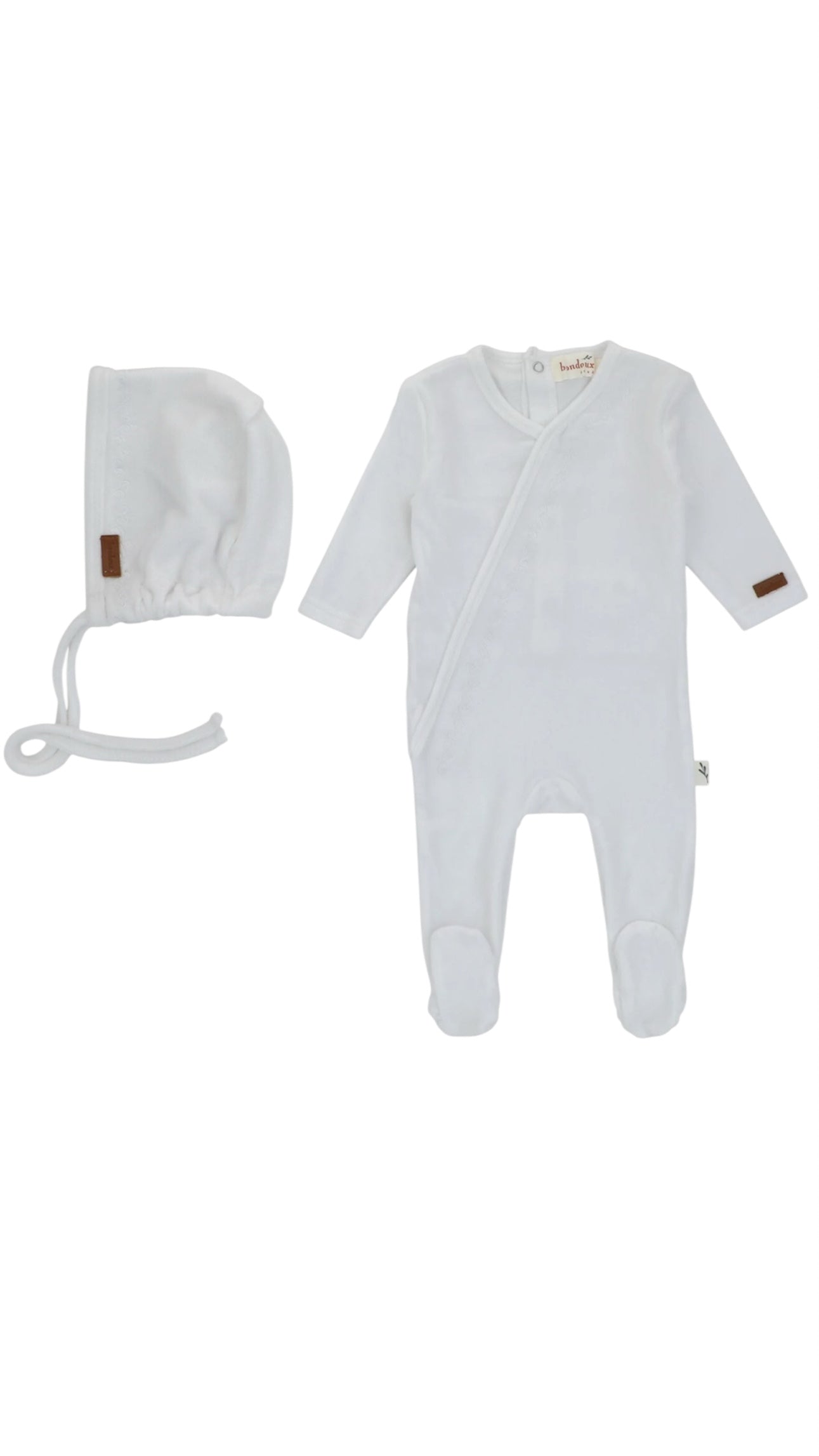 Wrap Velour Footie