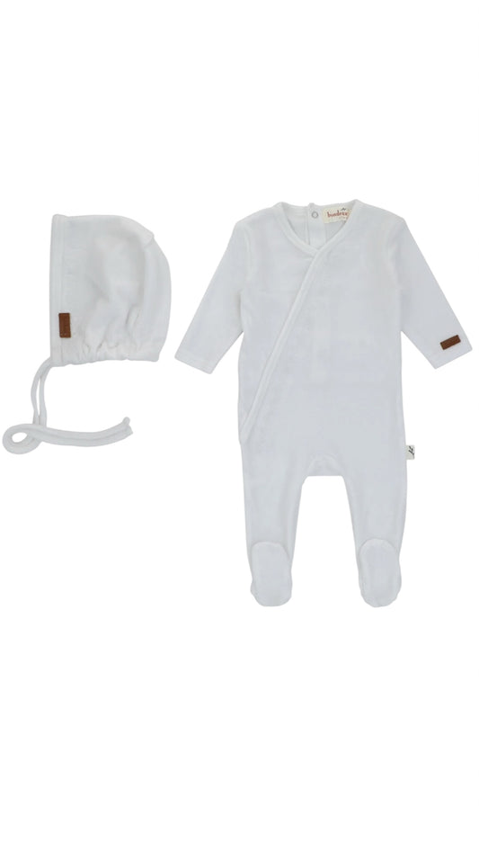 Wrap Velour Footie