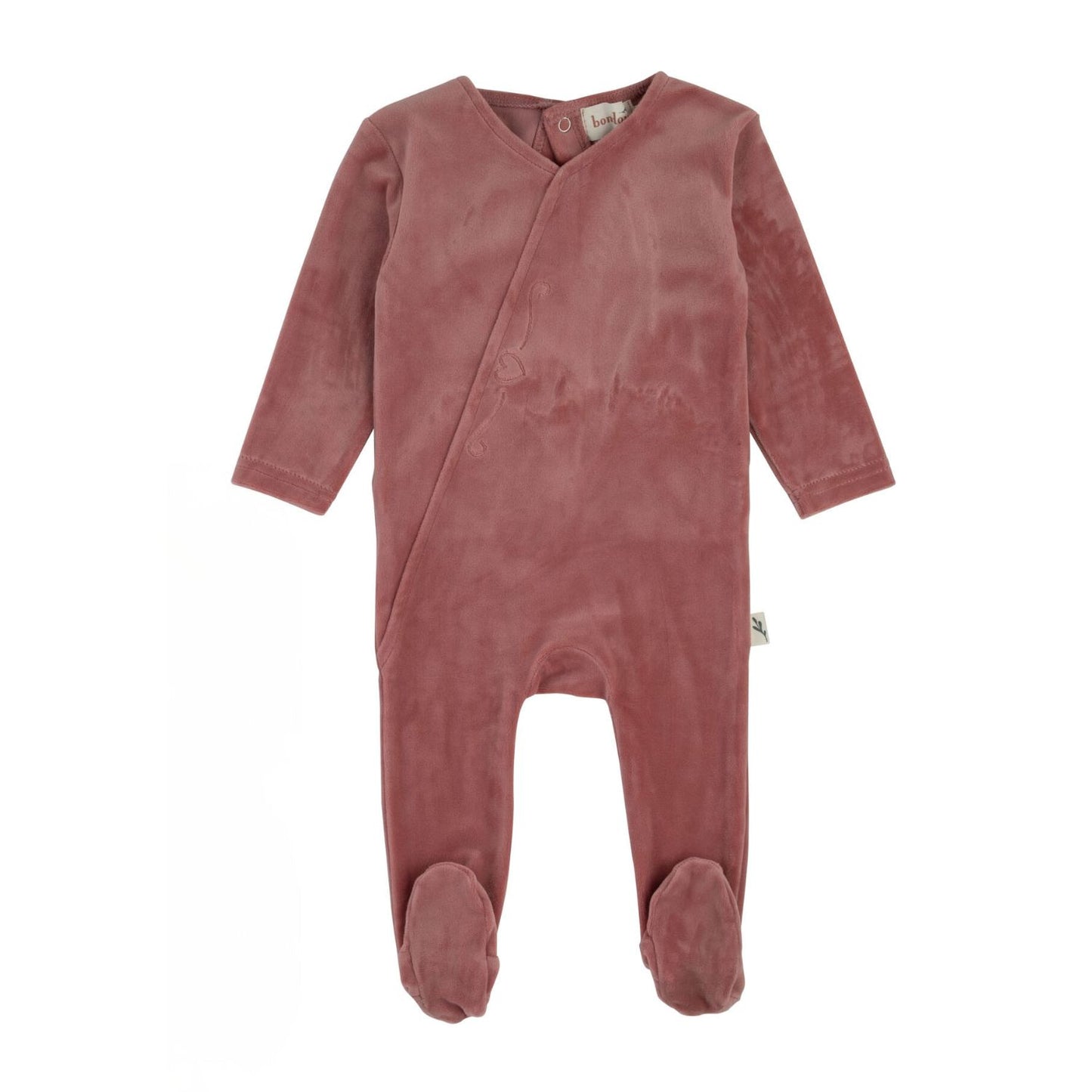 Wrap Velour Footie