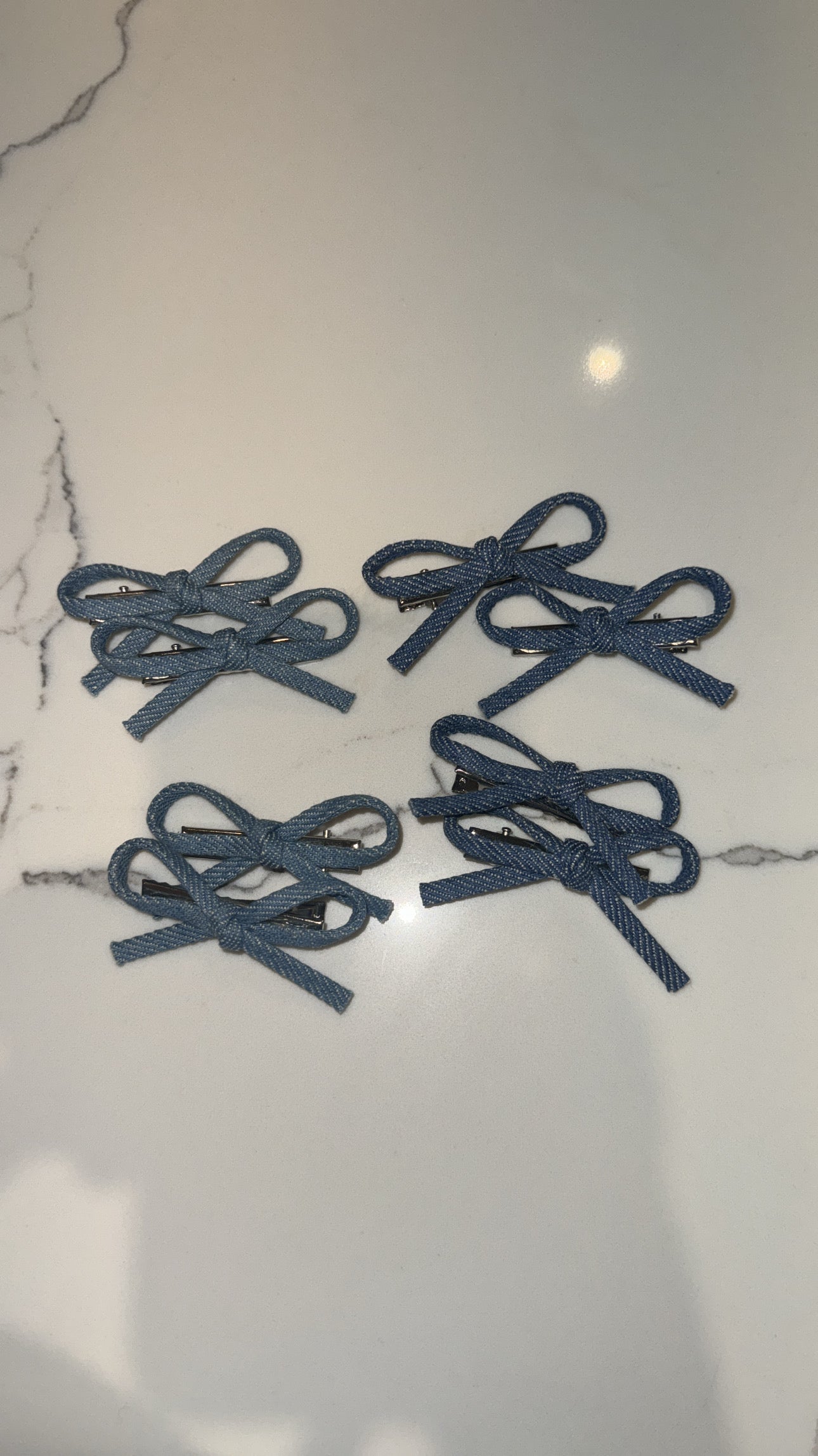 Denim Bows