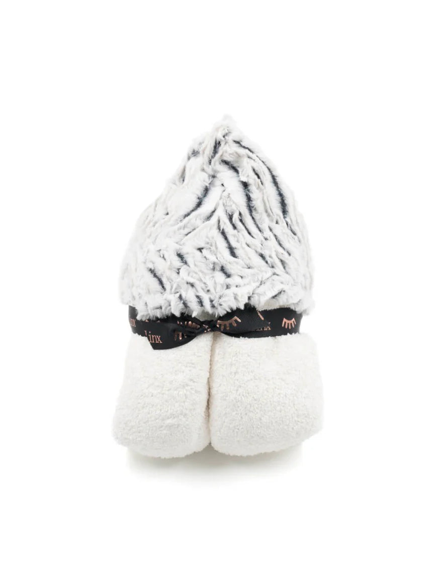 Zebra Snow Hooded Towel