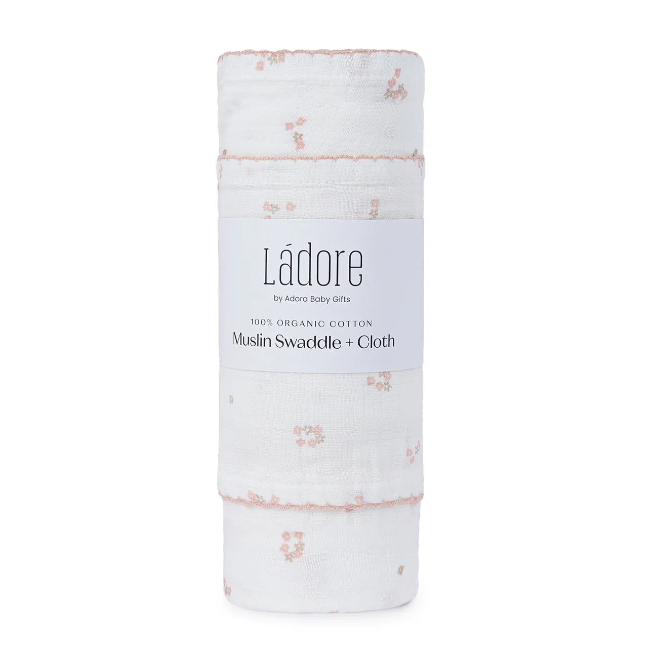 Mini Floral Blush Swaddle + Cloth