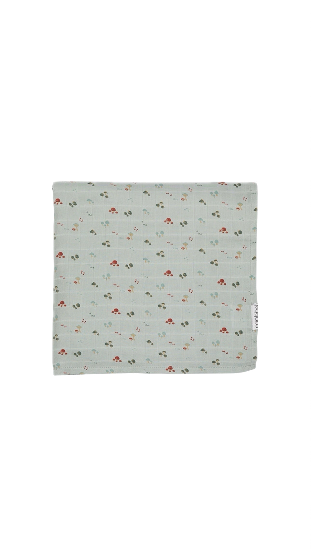 Printed Mushroom Muslin Swaddle