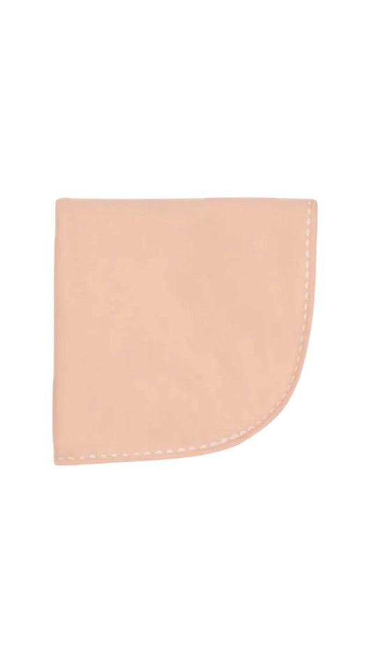 Classic Ric Rac Blanket -White on Pink