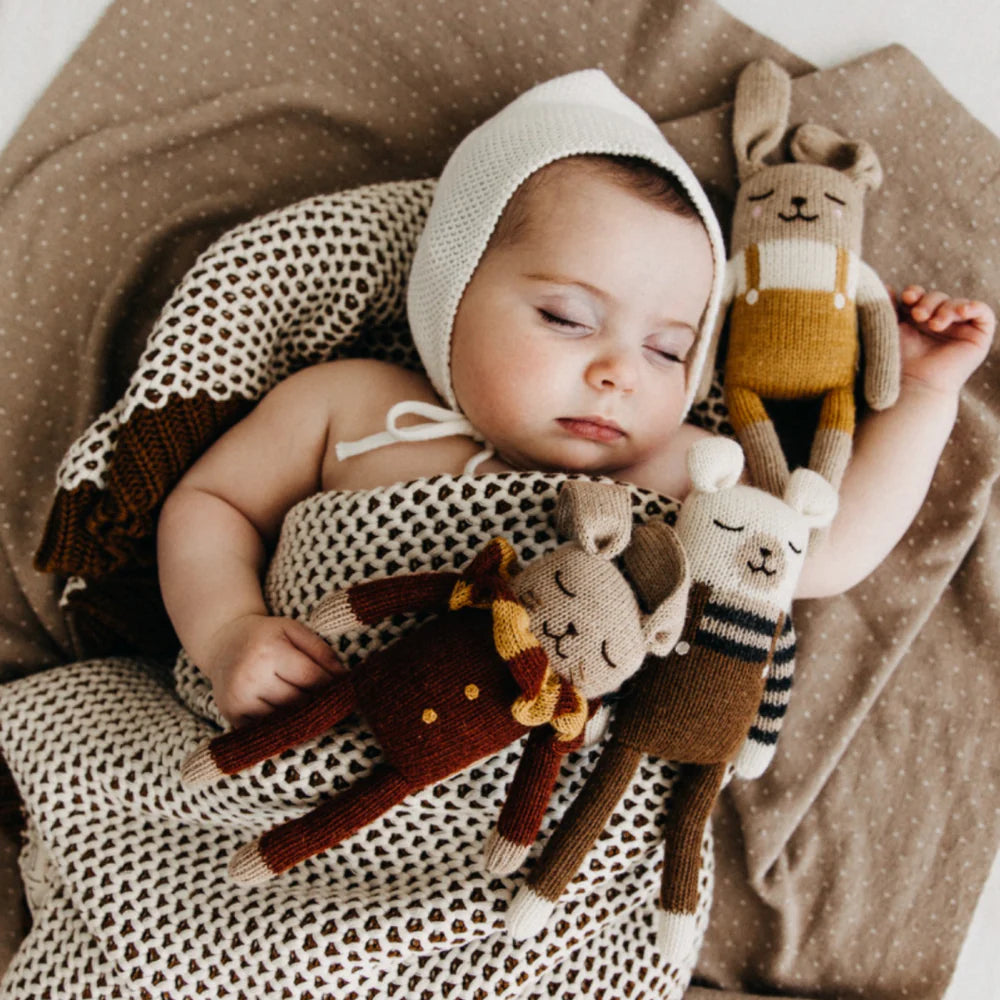 DH Honeycomb Brown Blanket