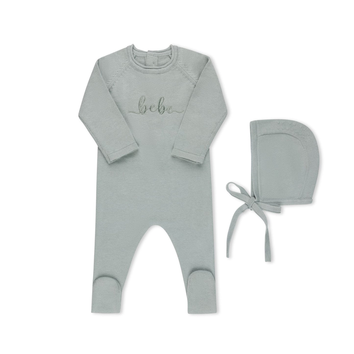 BEBE Footie & Bonnet