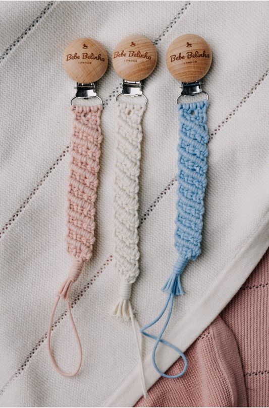BB Braided Pacifier Clip