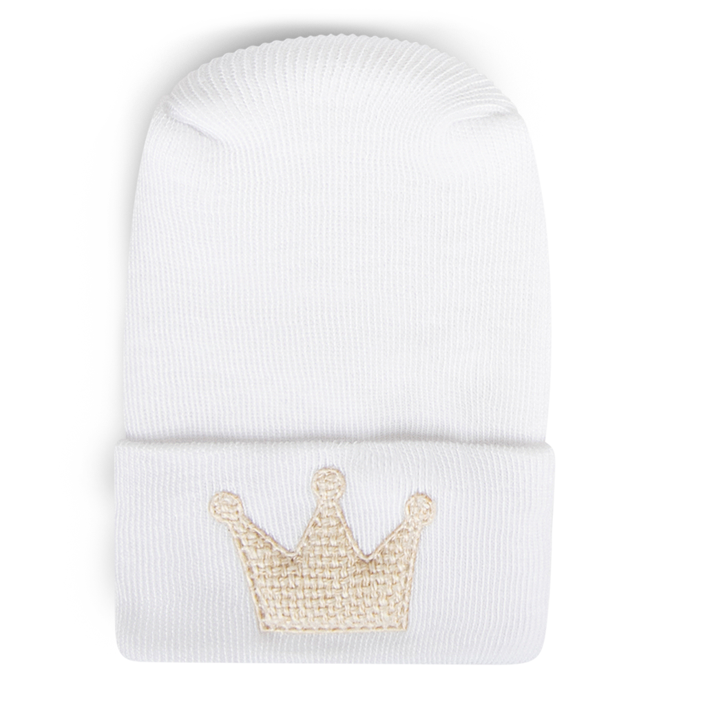 Hospital Hat - Weave Ivory Crown