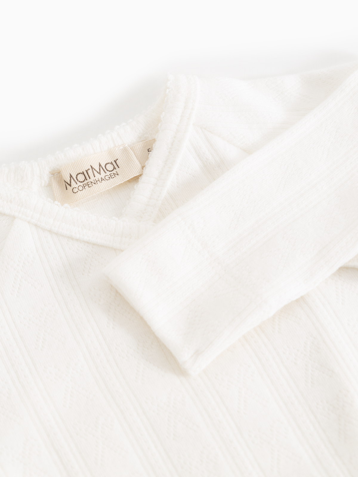 Rubetta Modal Pointelle Footie and Hat - Gentle White