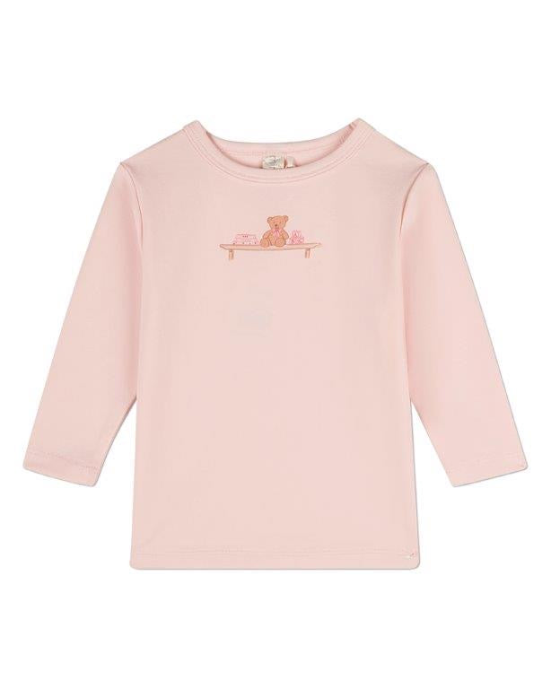 Bear On A Shelf 2 Pc - Pink