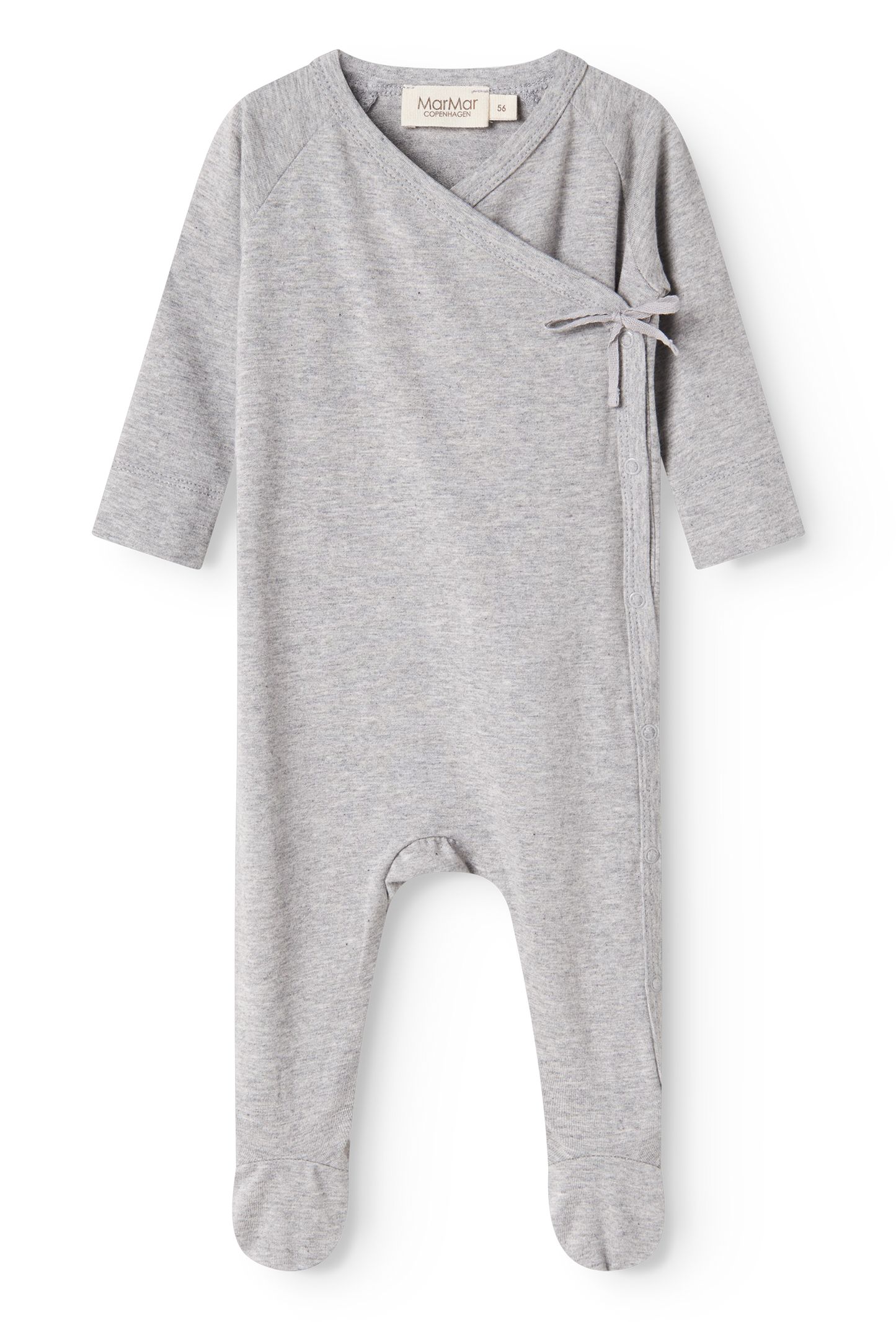Rubetta Footie - Light Grey Melange