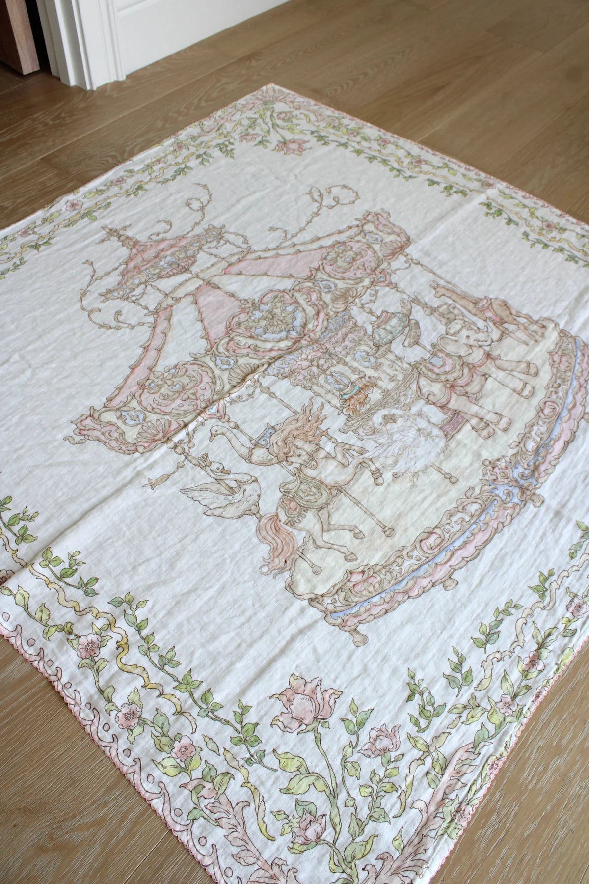 Enchanted Carousel Muslin Swaddle