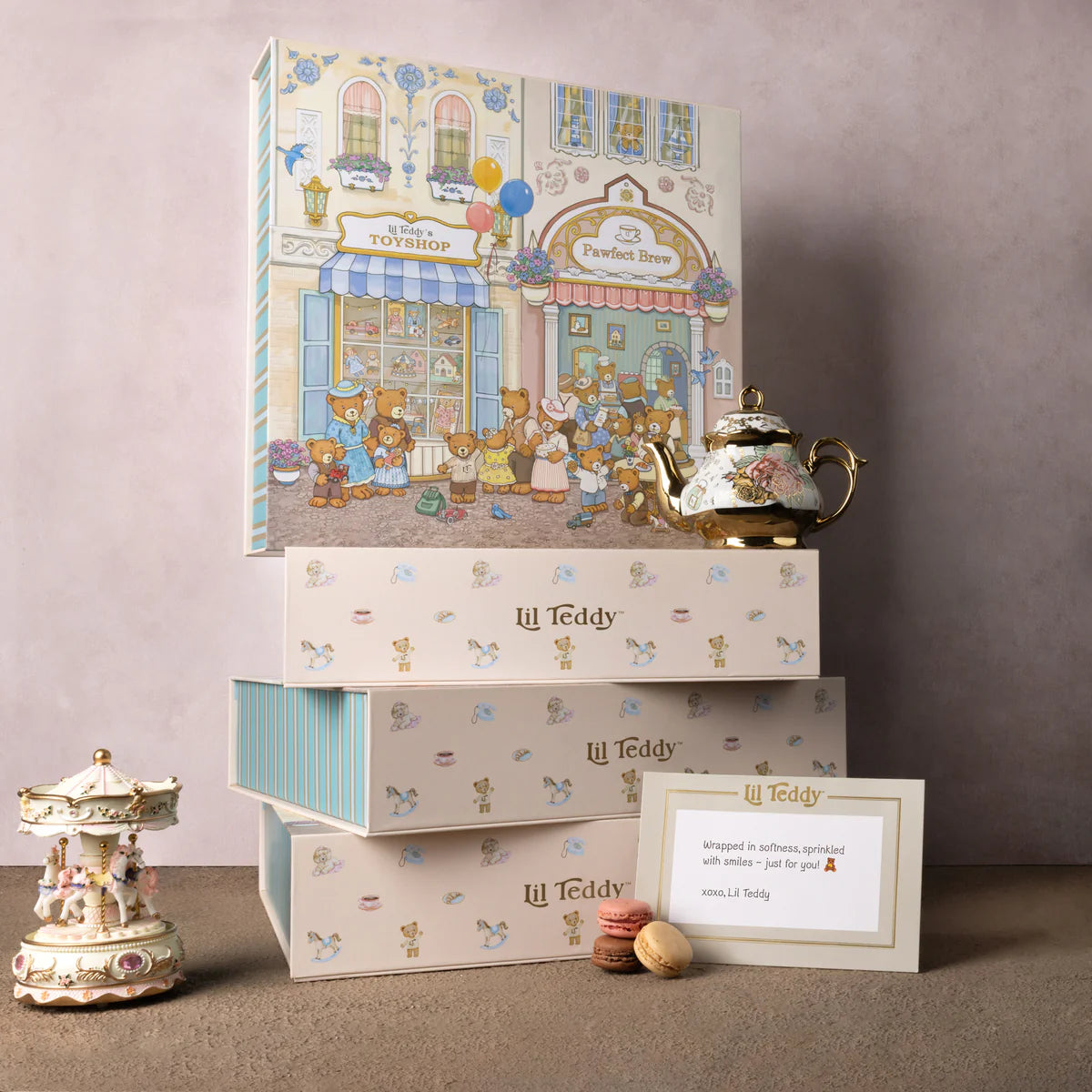 LIL TEDDY'S TOYSHOP BLUEBERRY BISCUIT