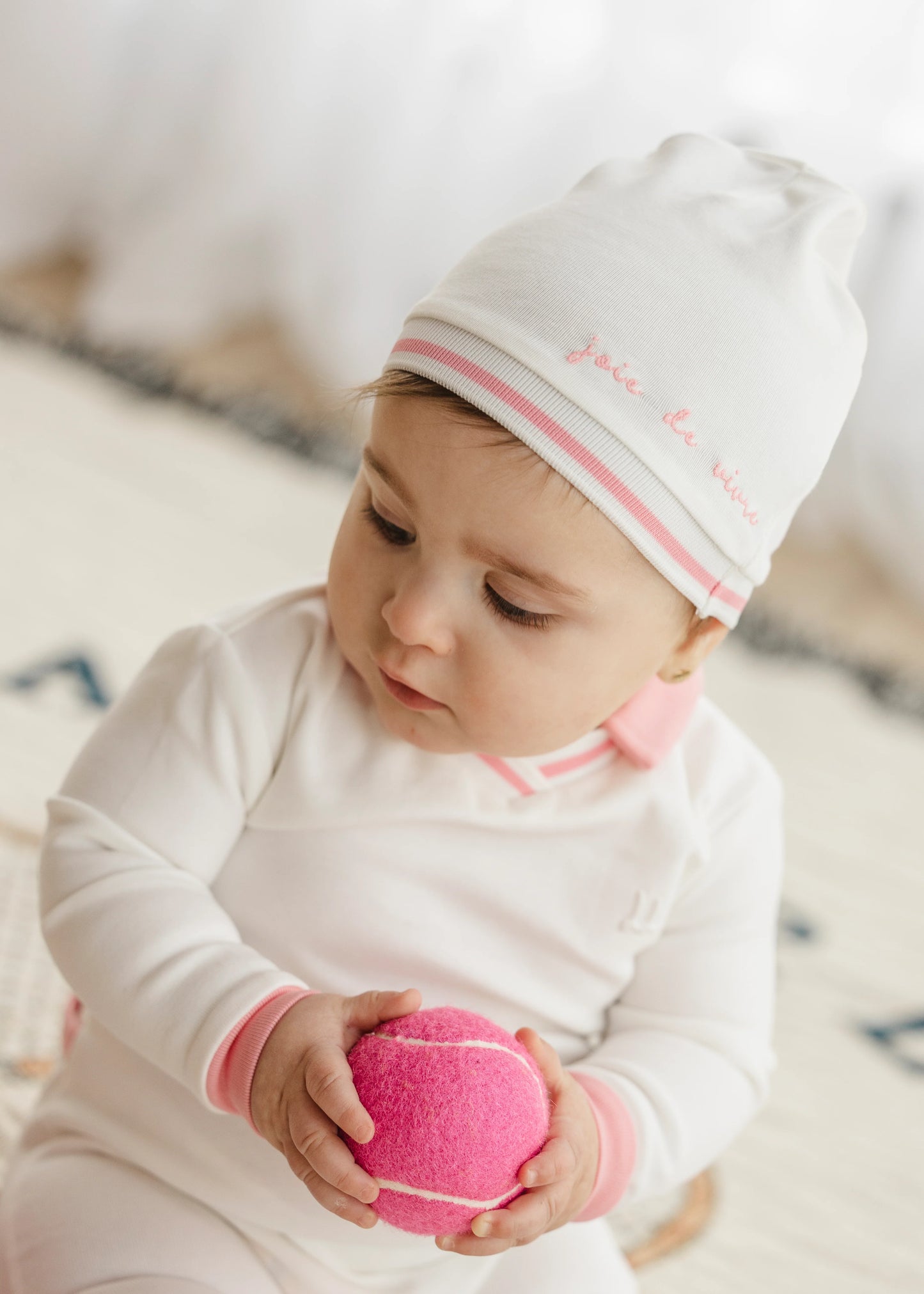 Girls Polo Embossed Footie