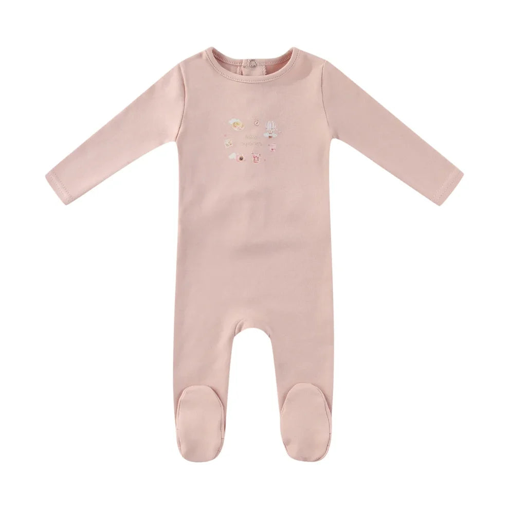 Little Explorer Footie Pink